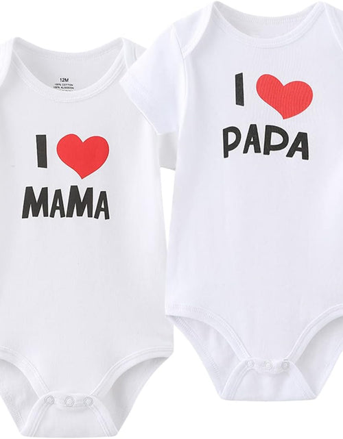 Load image into Gallery viewer, Baby Bodysuit Short Sleeve One-Piece Newborn Baby Clothes for Baby Boy and Girls
