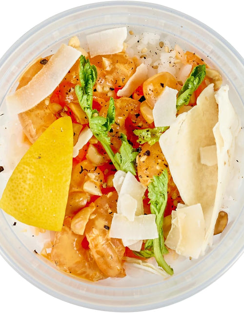 Load image into Gallery viewer, Asporto Microwavable To-Go Container - BPA Free round Soup Container with Clear Plastic Lid - Catering &amp; Takeout - 24 Oz - Clear - Plastic - Disposable - 100Ct Box
