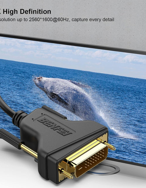 Load image into Gallery viewer, DVI to DVI Cable,  DVI-D to DVI-D Dual Link 6 Feet Cable
