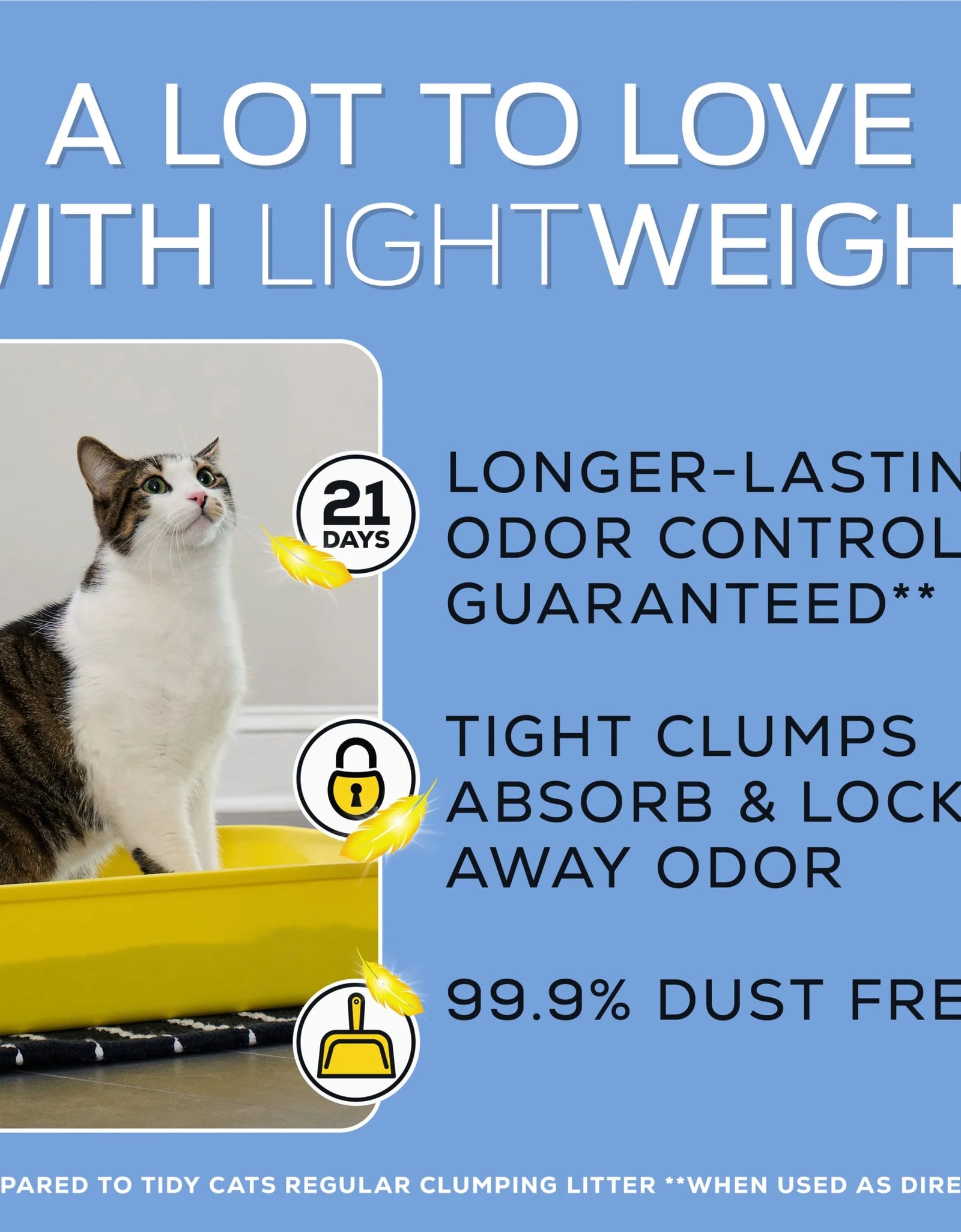 Purina  Lightweight Clumping Cat Litter, Low Dust, 24/7 Odor Control, 17 Lb. Pail